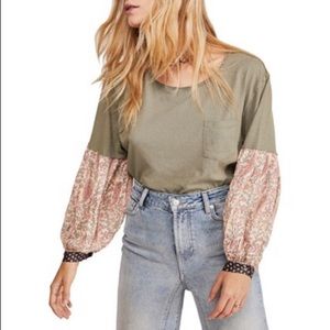 free people Jude top in sage. Small